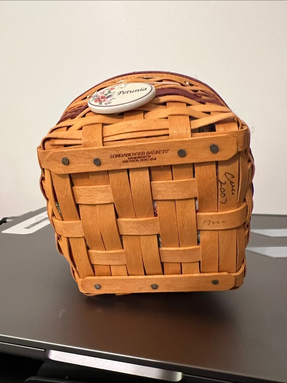 Longaberger May Series Petunia basket